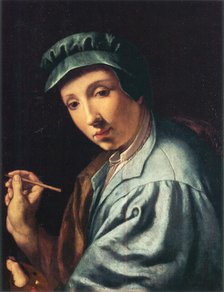 Self-Portrait, ca 1555. Creator: Allori, Alessandro (1535-1607).
