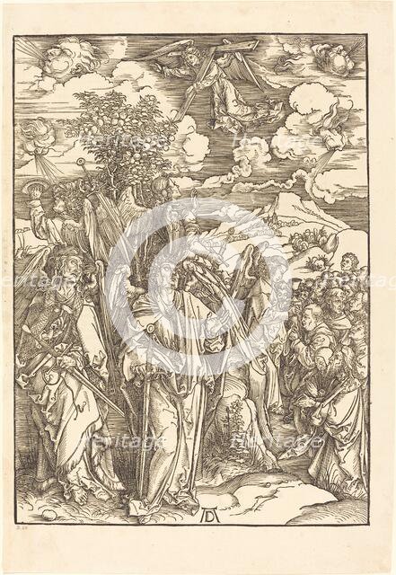The Four Angels Holding the Winds, 1498. Creator: Albrecht Durer.