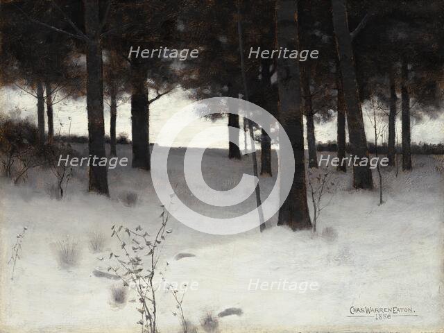 Woods in Winter, 1886. Creator: Charles Warren Eaton.