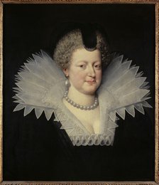 Portrait of Marie de Médicis (1573-1642), Queen of France, 1613. Creator: Frans Pourbus the Younger.