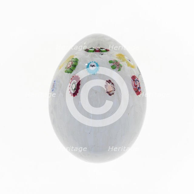 Paperweight, Baccarat, c. 1845-60. Creator: Baccarat Glasshouse.