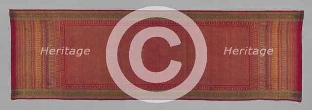 Sari, India, 19th century. Creator: Unknown.