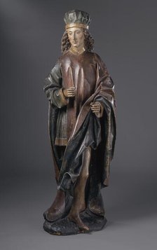 Male Saint (Cosmas or Damian [?]), between c.1480 and c.1500. Creator: Circle of Erasmus Grasser.