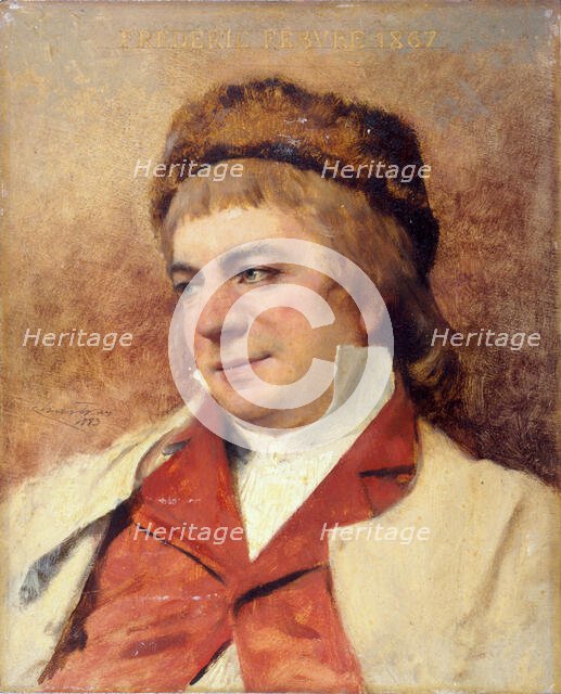 Portrait of Frédéric Fèbvre (1835-1916), 1883. Creator: Chartran, Théobald (1849-1907).