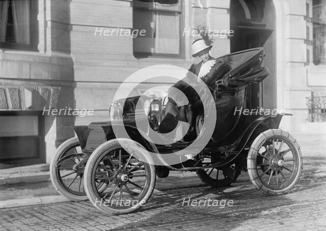 Mrs. William E. Borah In Auto, 1912. Creator: Harris & Ewing.