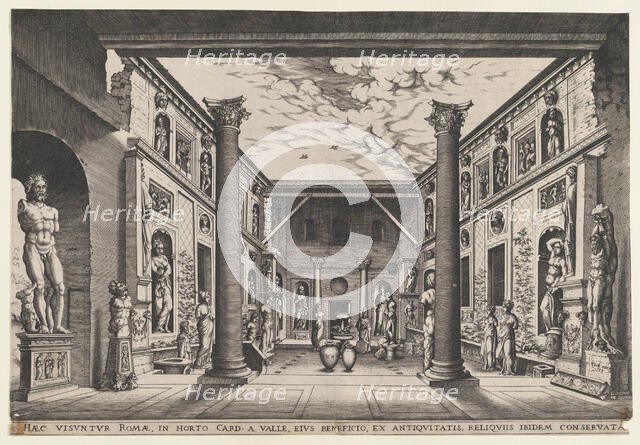 Speculum Romanae Magnificentiae: Della Valle Museum, 16th century., 16th century. Creator: Unknown.