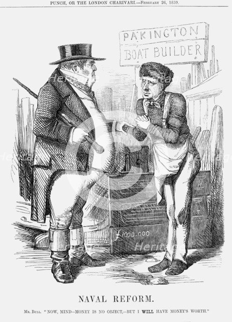 'Naval Reform', 1859. Artist: Unknown