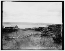 Old mission buildings, Madeline Island, c1898. Creator: Unknown.