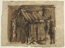 Tent (recto). Creator: Josef Platzer (Austrian, 1751-1806).