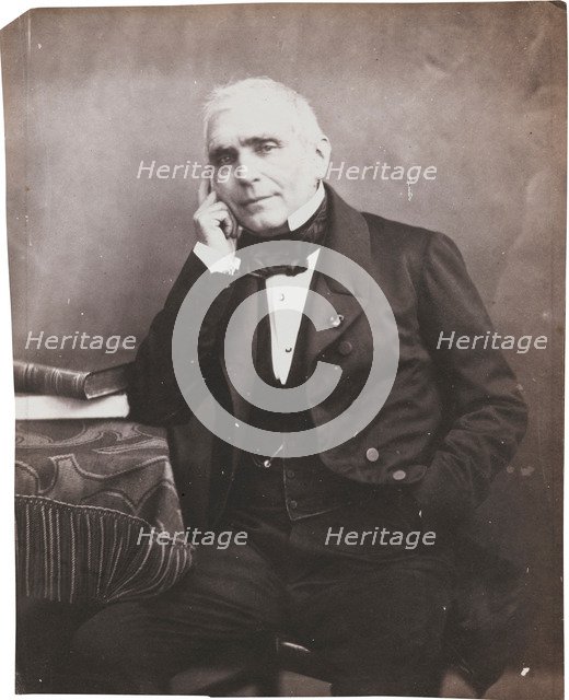 Portrait of Eugène Scribe (1791-1861), 1862. Artist: Nadar, Gaspard-Félix (1820-1910)