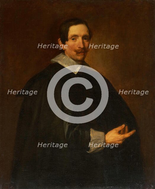 Portrait of Hendrik Dubois (1589-1646), artist and art dealer, c1630-1708. Creator: Anthony van Dyck?.