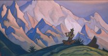 Krishna, 1946. Artist: Roerich, Nicholas (1874-1947)