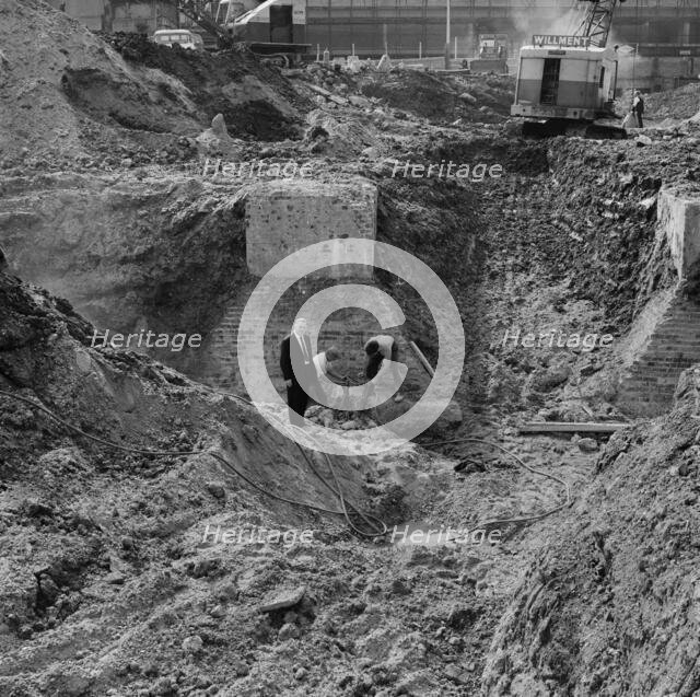 Minories Car Park, 1 Shorter Street, City of London, 12/08/1968. Creator: John Laing plc.