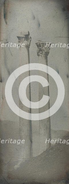 53. Athènes. Temple de Bacchus, 1842. Creator: Joseph Philibert Girault De Prangey.