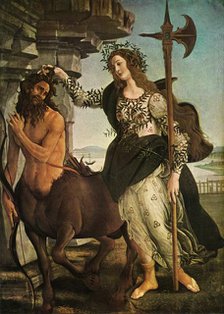 'Pallas and the Centaur', c1480-1485, (1937).  Creator: Sandro Botticelli.