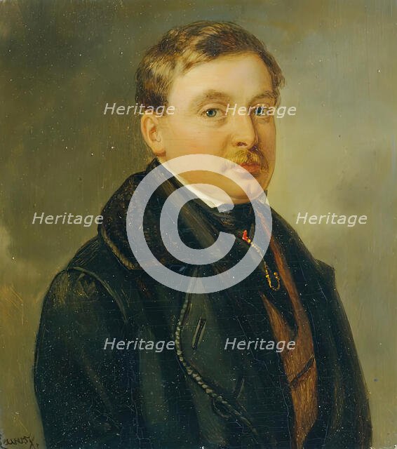 The Painter Josef Feid, undated. (c1840s) Creator: Joseph Lavos.