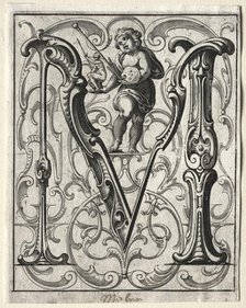New ABC Booklet: M, 1627. Creator: Lucas Kilian (German, 1579-1637).