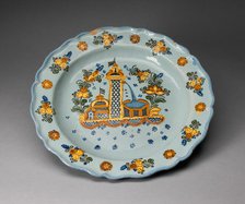 Large Plate, 1775/1825. Creator: Unknown.