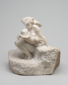 Woman and Child (originally Première Impression d'Amour), model c. 1885, carved c. 1900-1901. Creator: Auguste Rodin.