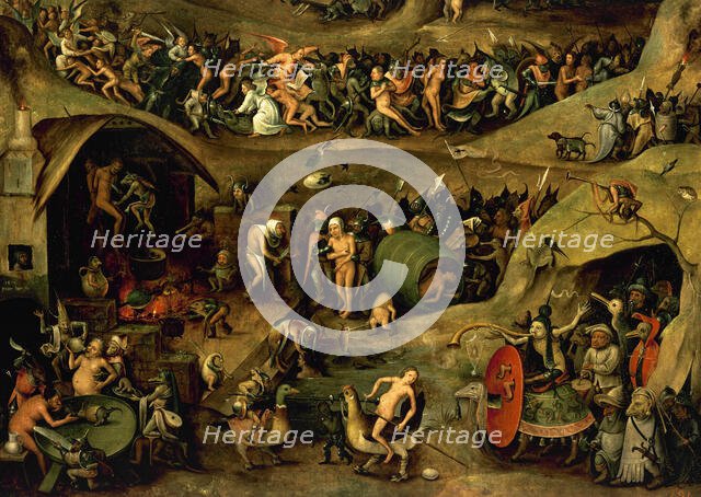 Hell, 1570. Creator: Pieter Huys.