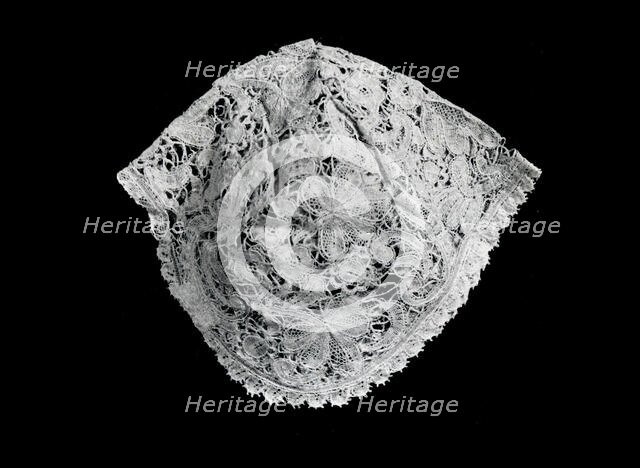 Baby's Cap, Belgium, 1850/1900. Creator: Unknown.