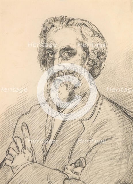 Arthur d'Echerac, called Dargenty, 1883. Creator: Felix Bracquemond.