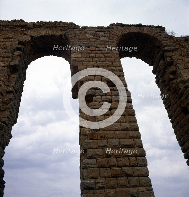 Roman Aqueduct, West of Tunis, c20th century. Artist: Unknown.
