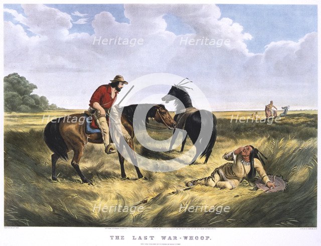 'The Last War-Whoop', 1834-1907. Artist: Archibald Campbell Tait