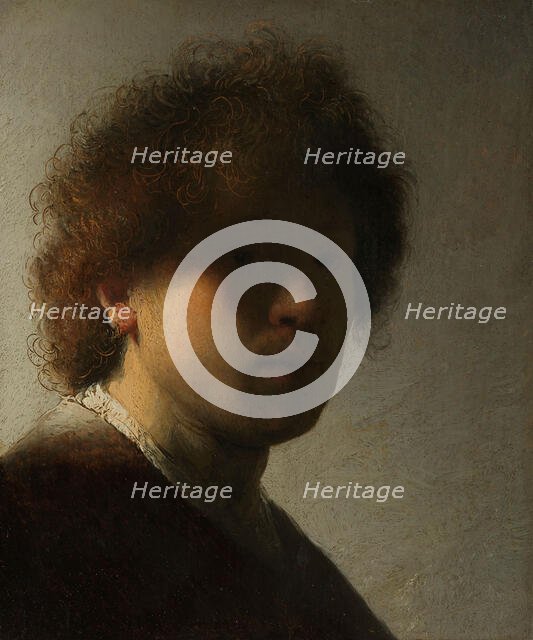 Self-portrait, c.1628. Creator: Rembrandt Harmensz van Rijn.