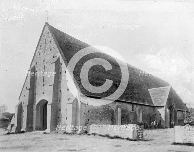The Tithe or Abbey Barn, Great Coxwell, Oxfordshire, c1900. Artist: Henry Taunt