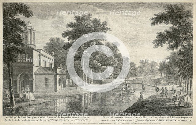 Chiswick House, Hounslow, London, 1750. Artist: Unknown.