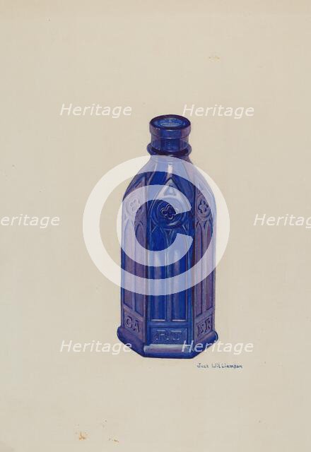 Ink Bottle, 1935/1942. Creator: Jack Williamson.