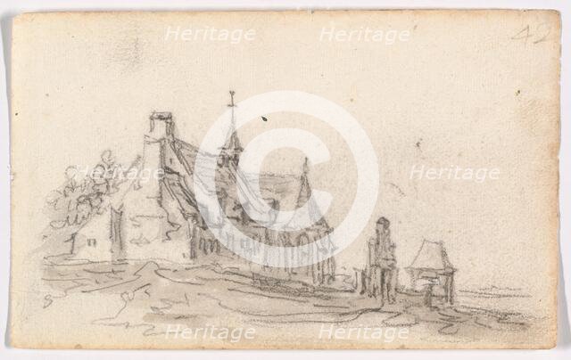 Leper House at Cleves, 1650-51. Creator: Jan van Goyen.