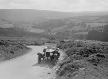 Wolseley 10hp tourer, Dartmoor, Devon, c1920s. Artist: Bill Brunell.