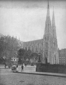 'St. Patrick's Cathedral, New York City', c1897. Creator: Unknown.