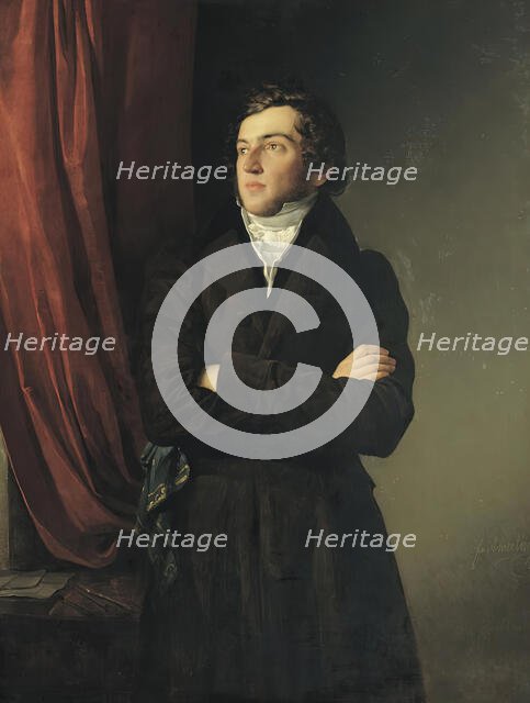 The Painter Robert Theer, 1831. Creator: Friedrich von Amerling.