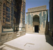 Tomb in the Shah-I Zindeh mausoleum complex, 14th century. Artist: Unknown