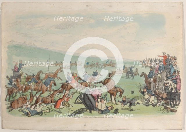 Plate 39, from "World in Miniature", 1816., 1816. Creator: Thomas Rowlandson.