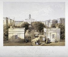 Palestine Place, Bethnal Green, London, c1840. Artist: F Jones