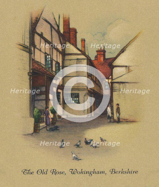 'The Old Rose, Wokingham, Berkshire', 1939. Artist: Unknown.
