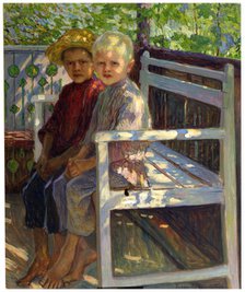 'Children', late 19th or 20th century. Artist: Nikolaj Petrovic Bogdanov-Bel'skij