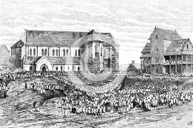 Consecration of the English Cathedral in Madagascar, 1890. Creator: Unknown.