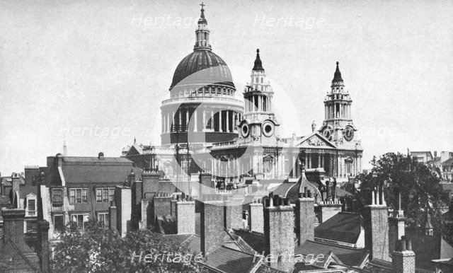 St Paul's Cathedral, London, 1924-1926. Artist: Unknown