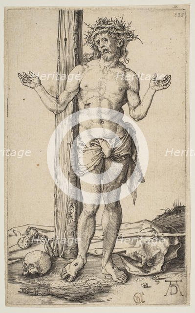 Man of Sorrows with Arms Outstretched, ca. 1500. Creator: Albrecht Durer.