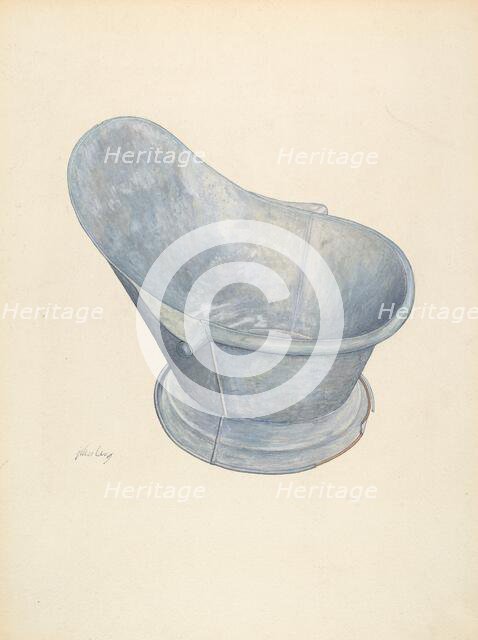 Bath Tub, c. 1941. Creator: John Lang.