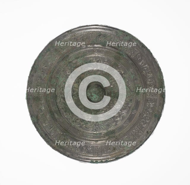 Mirror with Mythical Creatures, Han dynasty (206 B.C.-A.D. 220) or later. Creator: Unknown.