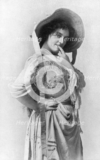 Evie Greene (1876-1917), English actess, 1902-1903.Artist: Reinhold Thiele