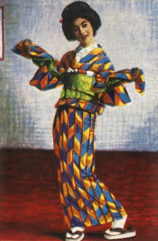 Japanese Geisha dancer, c1928. Creator: Unknown.