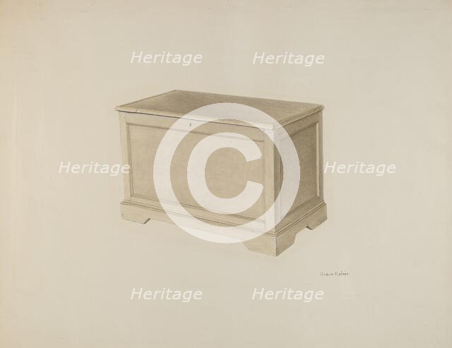Chest, c. 1939. Creator: Grace Bolser.