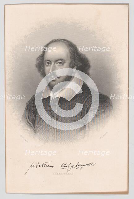 William Shakespeare, 1856. Creator: John Chester Buttre.